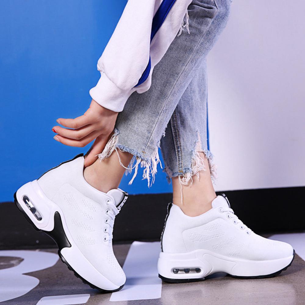 Women Sneakers White Sneakers Fashion Women Casual Shoes Female White Flats Platform