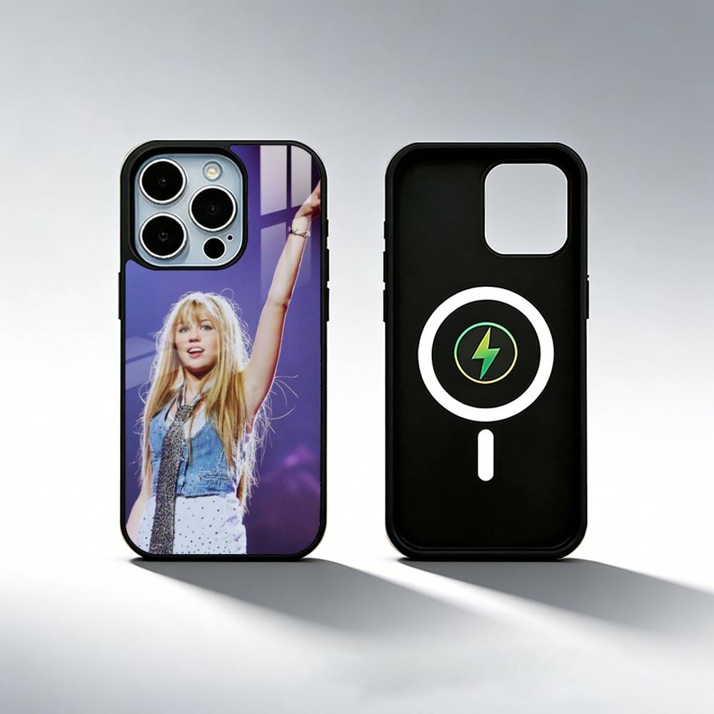 H-Hannah Montana Phone Case For iPhone17,16,15,14,13,12,11 Plus,Pro Max Magnetic For Magsafe Wireless Charging