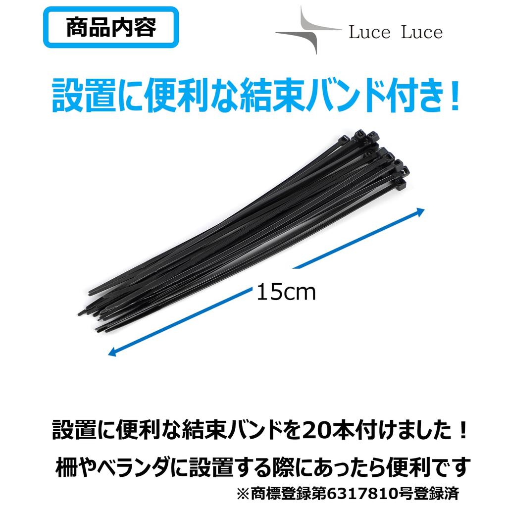 LuceLuce Fall Prevention Net, Cat Escape Prevention Fence, Fall Prevention Net, 40cm Wide X 10m Long, Mesh Panel, Mesh Sheet, Fence, Black