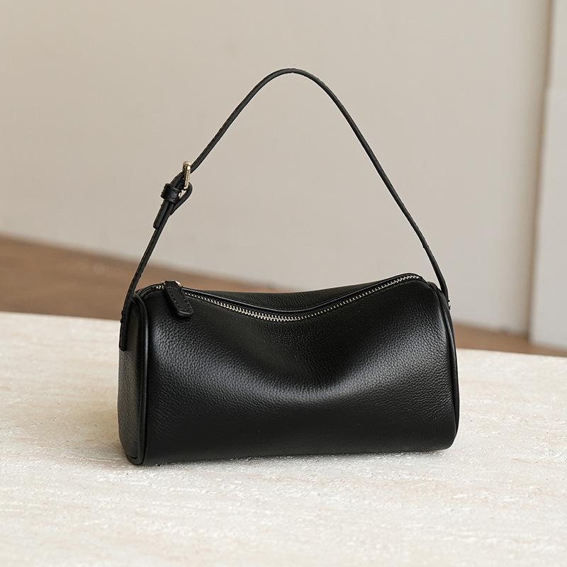 Single Shoulder Bag, Casual Crossbody Bag, Cylindrical Commuter Bag, Simple and Spacious Pillow Bag Casually