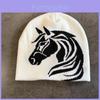 Horse Year Pony Knit Hat With Warmth And Adjustable Fit For Street Style And Casual Wear