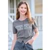 Betu Women's Jacquard Short Sleeve Knit Top