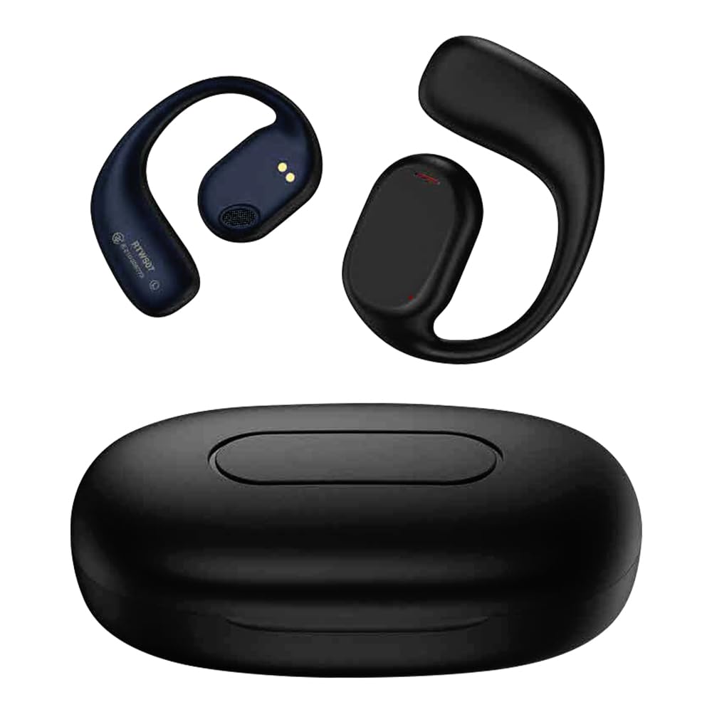 

Rasta Банан Навушники True Wireless Stereo з повітряною провідністю Bluetooth RTWS07BK з мікрофоном, 5.3, TWS, Водонепроникні, Чорні, чорний