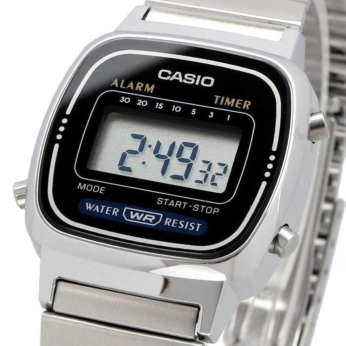 Casio LA670WD-1 Women's Digital Watch - Silver/Black
