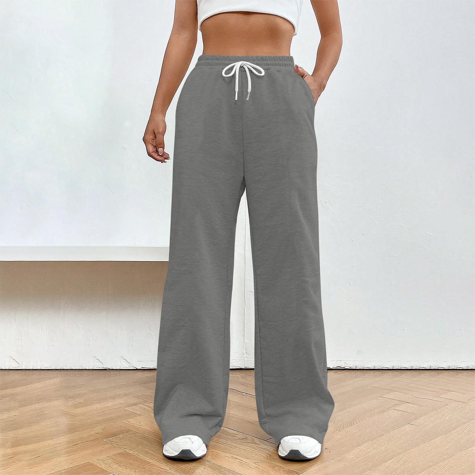 

Женские модные свободные брюки-карго с завязками на талии, однотонные, для отдыха L