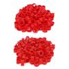 200Pcs Red Poultry Leg Clip  Pigeons Identify No Word Marking  Training Tool