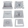 6 Styles Acrylic Knitting Gauge Rulers Crochet Hook And Yarn Wrap Per Inch Guide Knitting Tool for Spinners Yarn Measuring Crochet Accessories