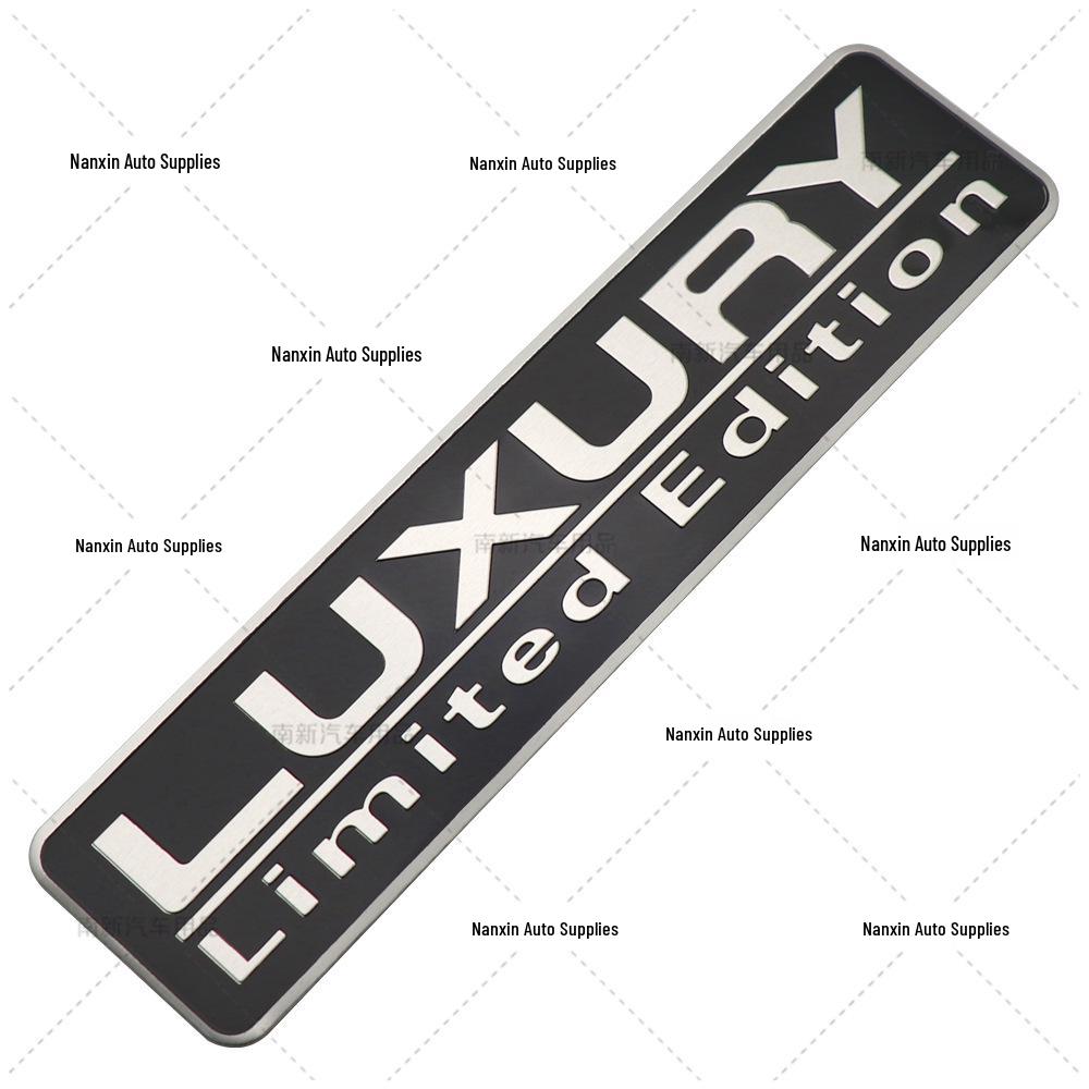 Limited Edition LUAURY Aluminum Car Sticker
