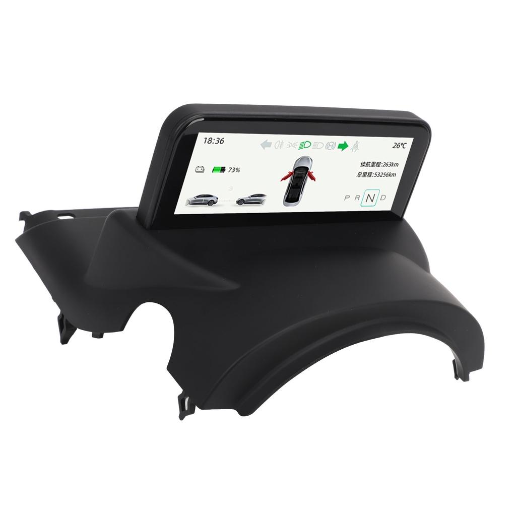 4.6in HD LCD Meter Speedometer Over Speed Temperature Warning Car HUD Display Replacement For Tesla Model 3 Y