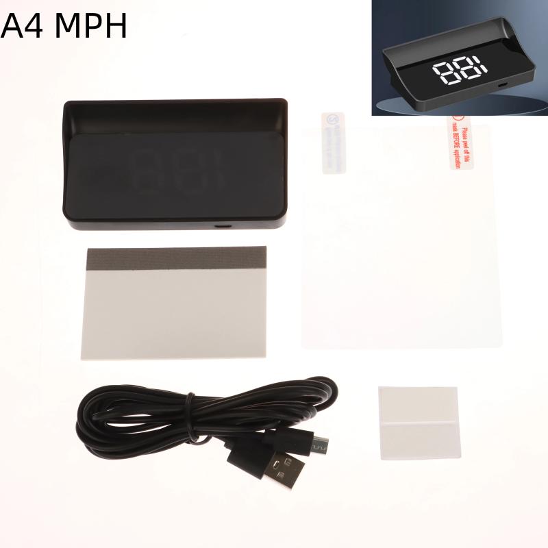 

Автомобильный Универсальный HUD Проектор Спидометра Цифровой Километры в час Мили в час Большой Шрифт Измеритель Скорости Дисплей Авто Электронная Деталь