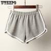 Sports Shorts Women Summer Candy Color Anti Emptied Skinny Shorts Casual Lady Elastic Waist Beach Correndo Short Pants
