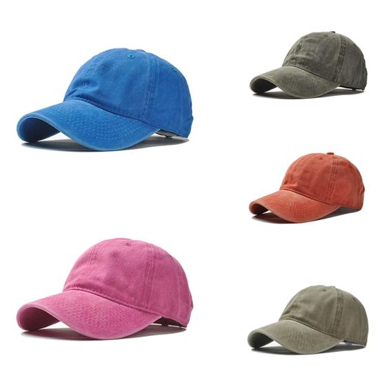 Fashion Solid Color Hip Hop Hat Unisex Adjustable Baseball Cap Sports Snapback