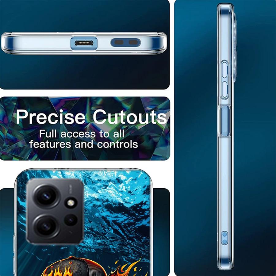 Enjoy a Day of Fishing Pleasure Phone Case For Redmi 12 13C 12C 15C 9 10 10C Note 13 Pro Plus 14 15 Pro 9T 9C 9A TPU Soft Cover