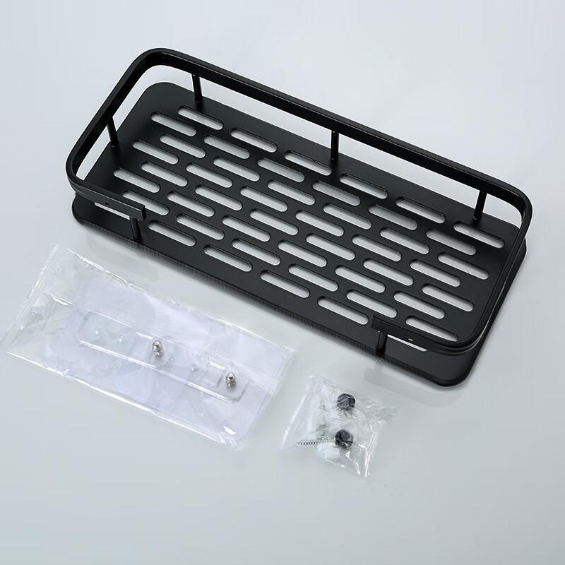 MDNG Punch-Free Bathroom Kitchen Storage Rack with Soap Dish