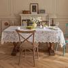 European Beige Phoenix Tablecloth, Weave Items To Decorate Your Home, Suitable For Any Holiday Use Of The Phoenix Flag