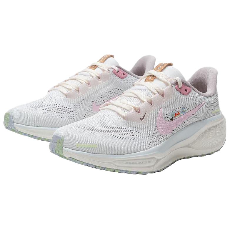 Nike Pegasus 41 Abrasion Resistant Breathable Low Top Casual Running Shoes Women's White Sneakers IB8882-161