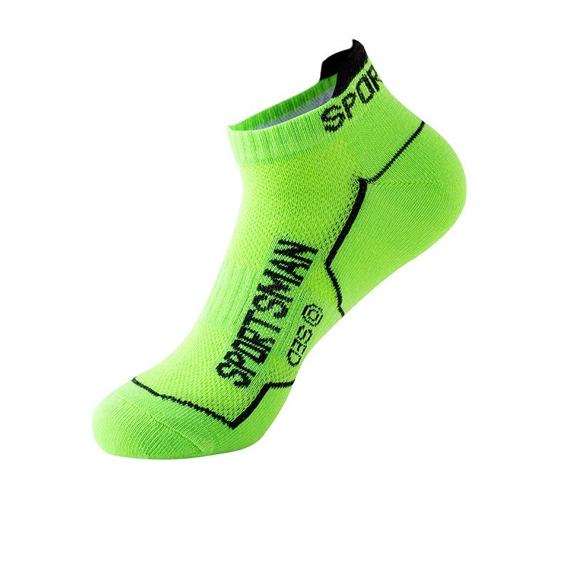 Men's Breathable Mesh Summer Socks - Casual Sports Style in Black, White, and Gray.