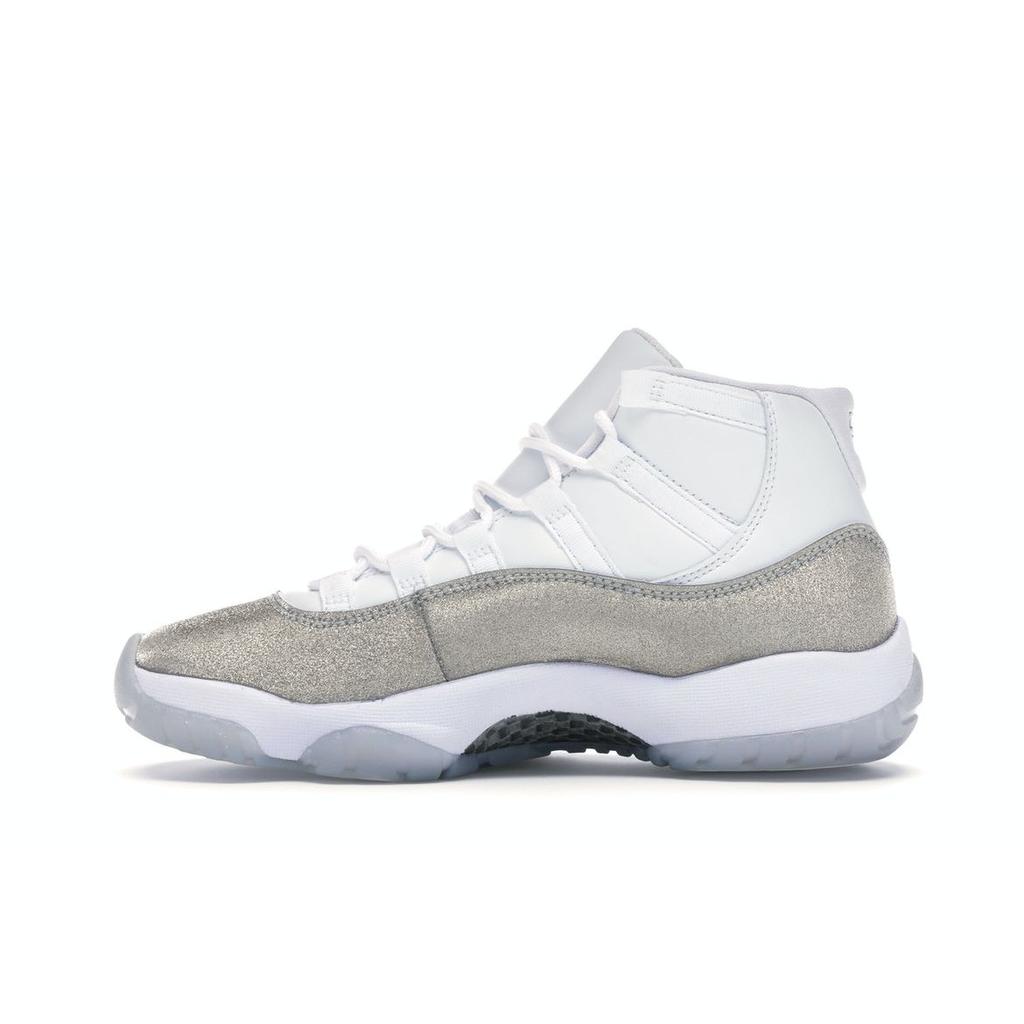Air Jordan 11 Retro Vast Grey Women Sneakers White Metallic-Silver-Vast-Grey AR0715-100