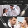 Dual Light Source Pupil Pen Oral Penlight Led Flashlight With Digital Display Screen Mini Medical Handy Usb Rechargeable
