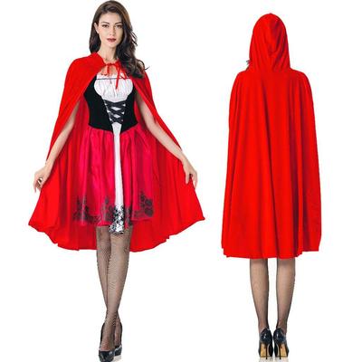Dospělý kostým Červené Karkulky na Halloween - Party outfit královny nočního klubu