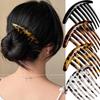 4 Pezzi Pettini Laterali per Capelli French Vintage Guscio di Tartaruga Celluloide Guscio di Tartaruga Set di Fermagli per Acconciature Raccolte per Donne Styling Chignon
