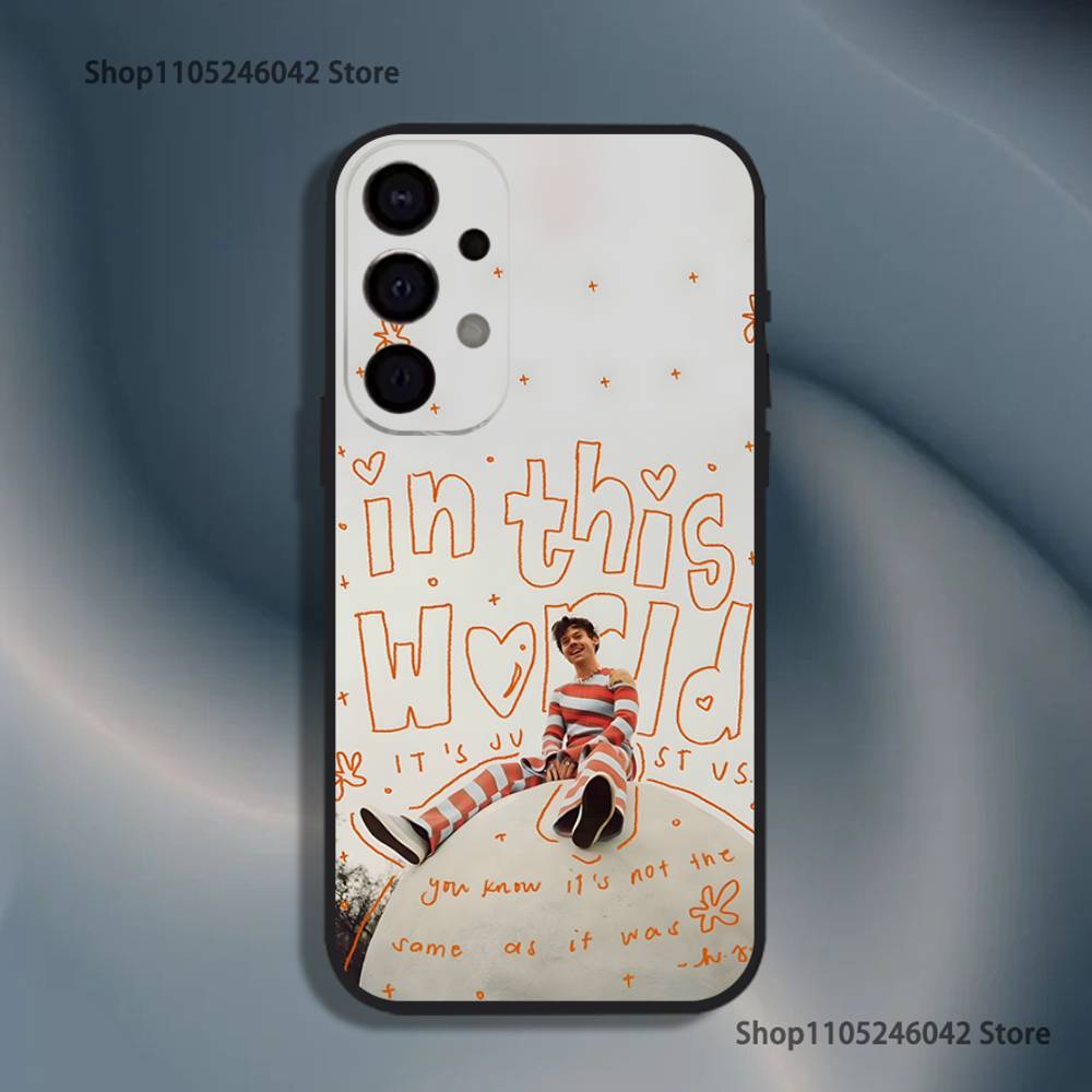 H-HaRRy Music Styles Shockproof Phone Case For Samsung S25,S24,S21,S22,S23,S30,Ultra,S20,Plus,Fe,Lite,5G Black Cover