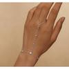 ROXI 925 Silber Böser Blick Blau/Weiß Zirkon Armband Mit Fingerdesign Für Damen Handkettenarmband Party Schmuck