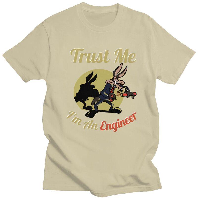 Custom Trust Me Im An Engineer T Shirts for Men 100 Cotton Tee Tops Tshirt ShortSleeve Fashion Tshirt