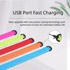 Battery Style Night Running Armband USB Rechargeable 5 Colors Reflective Running Gear Light Weight High Visibility
