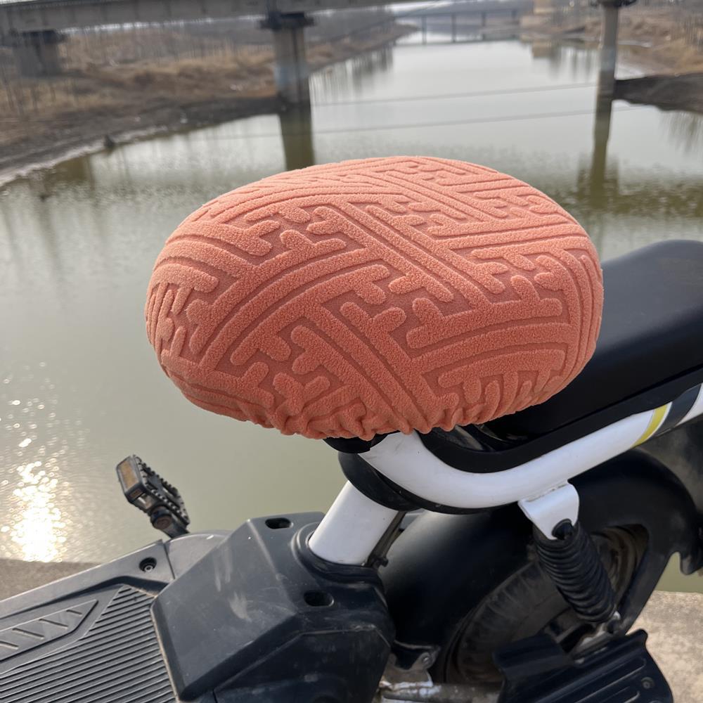 Universal Coral Fleece Electric Scooter Seat Cushion Set for Yadea, Aima, Xinri, Limai