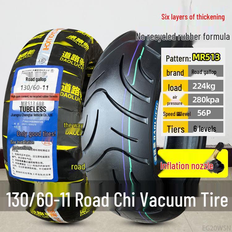 Zhengxin Electric Vehicle & Motorcycle Tire 90/80-11, 110/70-100 Vacuum Tire for Road Riding
