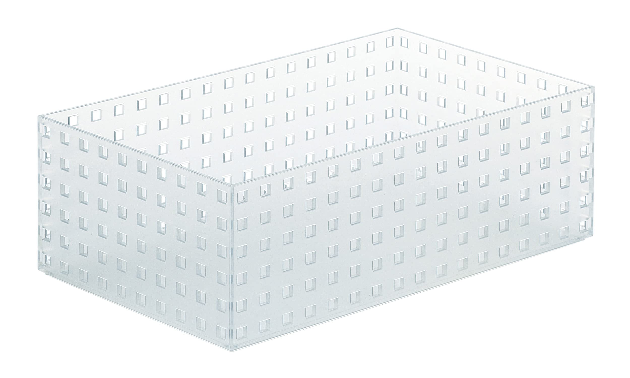 

Storage Box Kitchen Storage Case Brix 350 Wide L Clear Made in Japan W21 x D35 x 9046 Stackable Small Item Storage Like-it Approx. H12.5cm