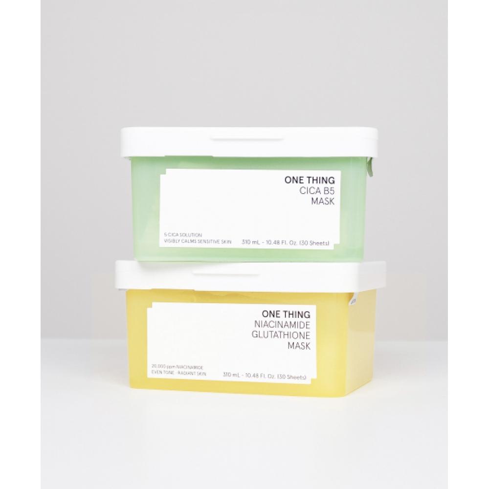 Onething [2 Pack] 30 Masks  Cica B5 Glutathione   Choose 2 Types Cica B5 30 mashka B5 30 sheets