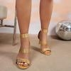 Women Sandals Sexy Super High Heels Shoes Ladies Open Toes Gladiator Shoes Women Broadband Lightweight Party Wedding Sandals