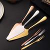 Stainless Steel Cake Spatula With Teeth Triangular Spatula Cake Cutlery Pizza Knife Baking Tool