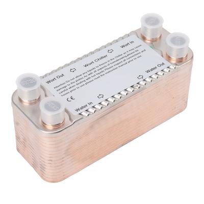 30 Plate Stainless Steel Heat Exchanger Wort Chiller Brewing Cooling Counterflow Clooler for