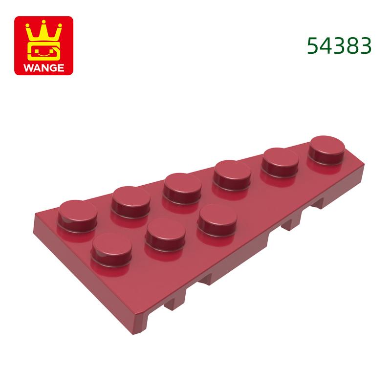 Non-Toxic 62Pcs/Lot 54383 Wedge Plate Right Plate 3X6 With Angle Building Blocks Moc Color Accessories Compatible With Brick Part