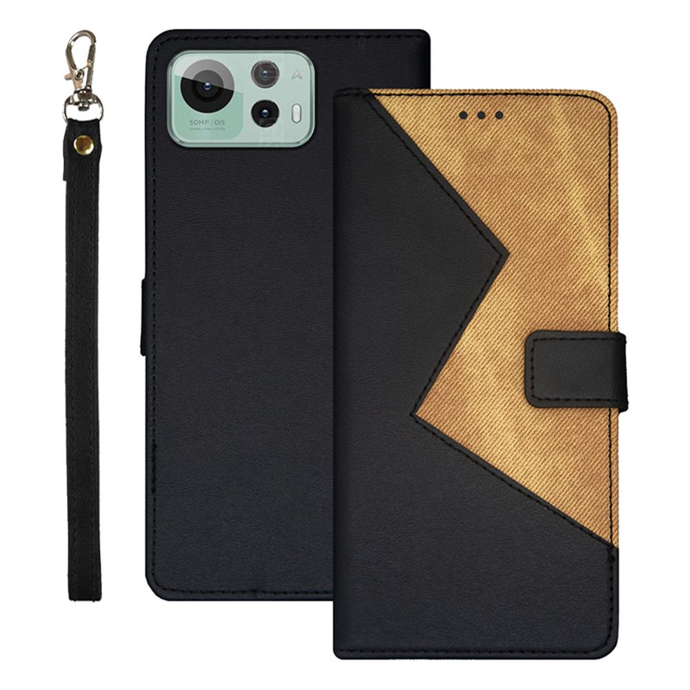 IDEWEI For Asus Zenfone 12 Ultra 5G Case Card Slots Splicing Color Leather Phone Cover