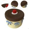 Cotton Rope Storage Basket, with Cover ,Organization Container Organizer for Bedside Home Decor