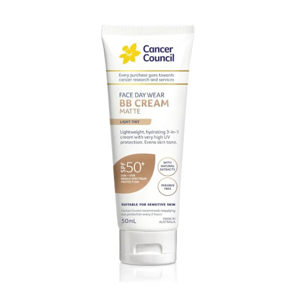 Cancer Council Australia Face Sun BB Cream SPF50 Matte Light Tint 50ml