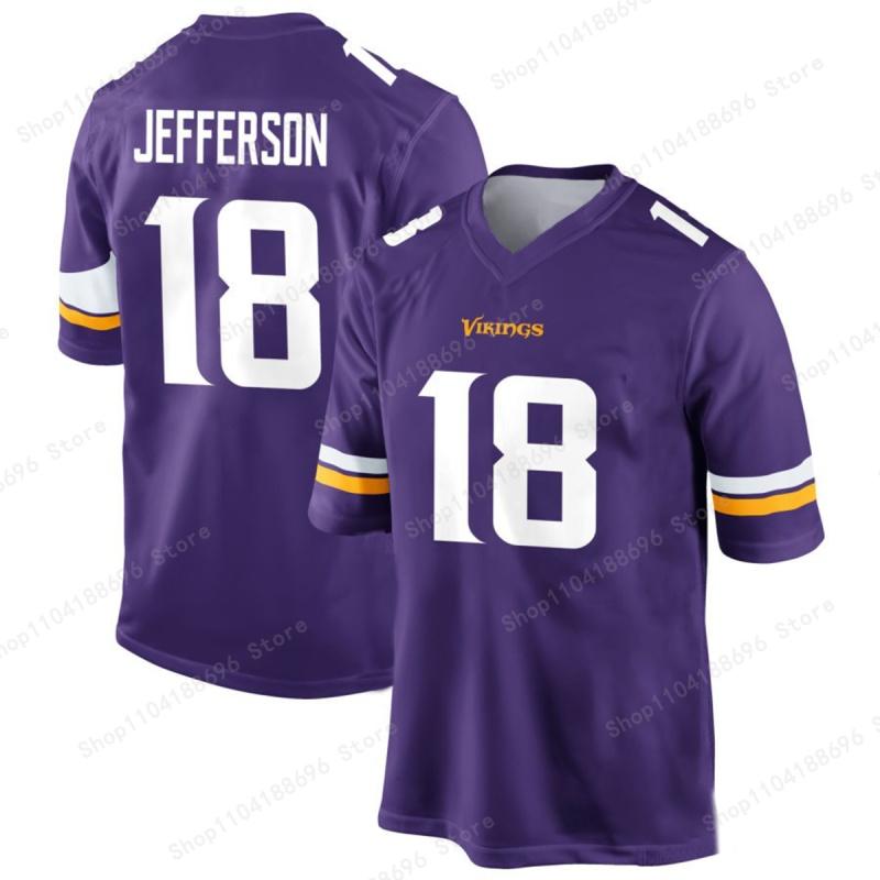 2026 Summer Hot Sale # 18 American Football Daily Hobbies Training Sports Purple Shirt T-shirt Adult and Children's Sports Shirt