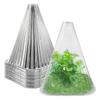 30 uds. Caja de Crecimiento Carpa de Plantación Cuadrada Reutilizable Cubierta de Reloj de Planta Para Proteger las Plantas de Pájaros, Heladas y Caracoles