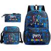 Poppy's Game Time Starry Sky Elementary School Bag Nightmare Animal Large Capacity Backpack Three-piece Set