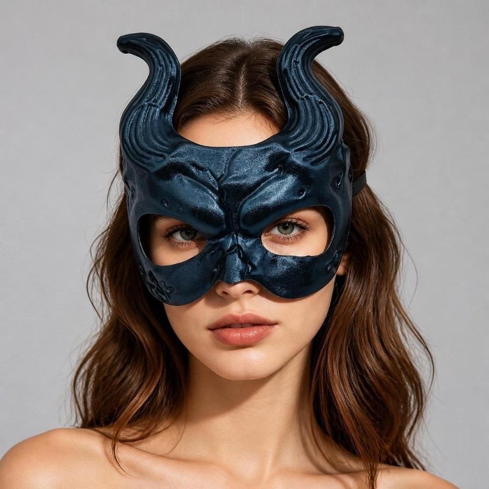 Karneval Dämon Teufelshorn Maske Maskenball Halloween Kostümmaske Cosplay Event