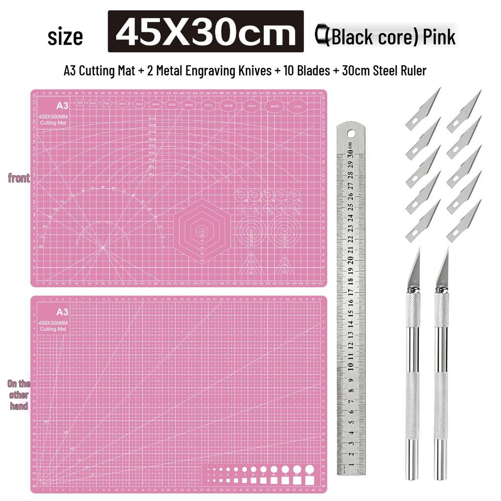 A3 3mm Extra Thick Cutting Mat: Handmade, Durable Pad for Paper Cutting & Writing