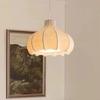 New French Medieval Pendant Luxury Chandelier for Living Room Clothing Store Simple Creative Cream Wind Fabric Hanging Lamp