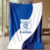 Coperta in Flanella con Stampa Calcio Everton, Morbida Calda Leggera Coperta da Divano Letto Campeggio