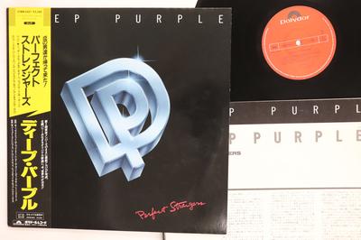 LP-Schallplatte DEEP PURPLE Perfect Strangers 25MM0401 POLYDOR 1984 Japan Obi Rock Gebraucht