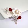 Blucome Shell Plum Blossom Blume Broschen Für Frauen Hochzeit Büro Brosche Pins Neue Jahr Schmuck Geschenke