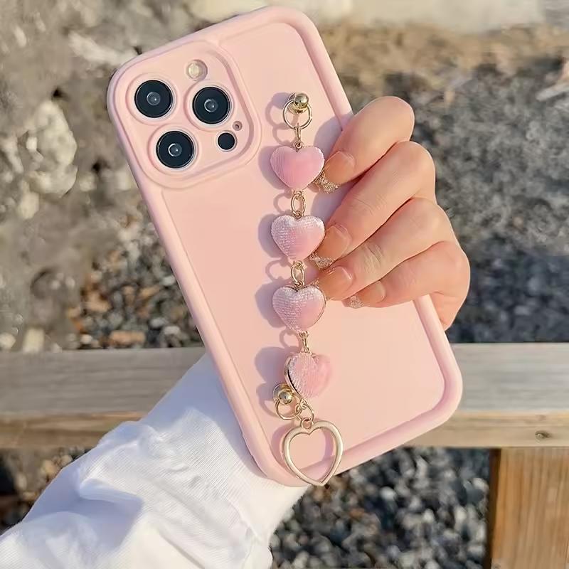 

Magnetic Belt Love Chain Silicone Soft Phone Case For iPhone 17 Air 16 15 14 13 12 11 Pro Max 16E 7 8 Plus Shockproof Back Cover For iPhone 17